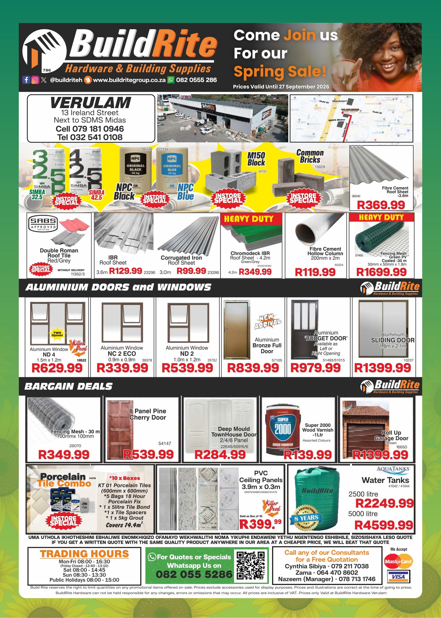 Build Rite Hardware Facebook ad