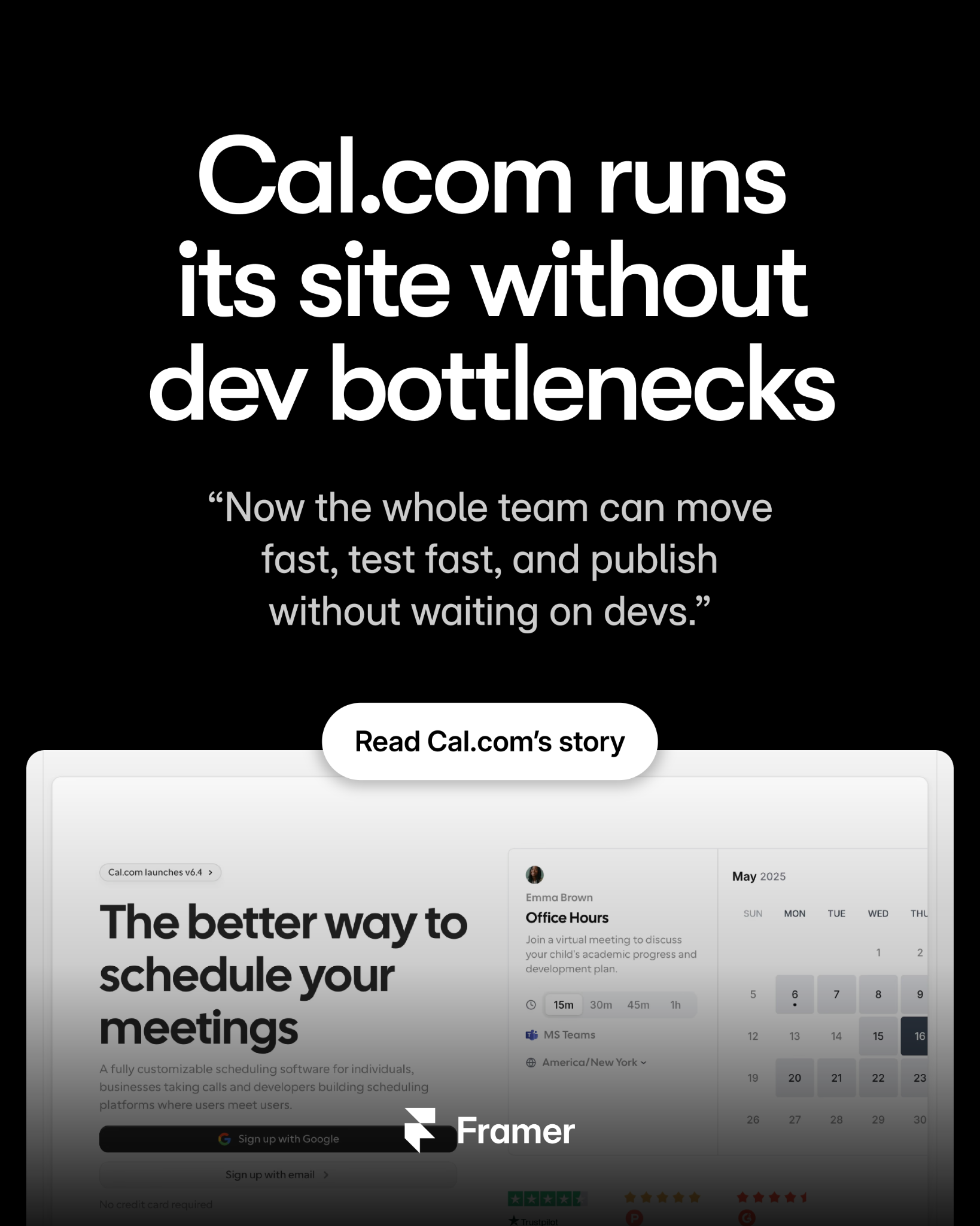 Framer Facebook ad