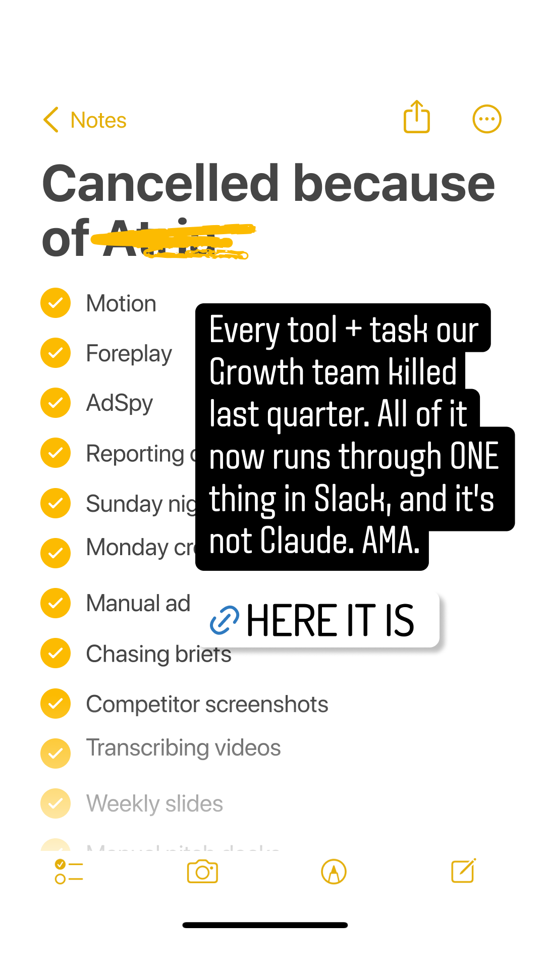 Atria AI Facebook ad