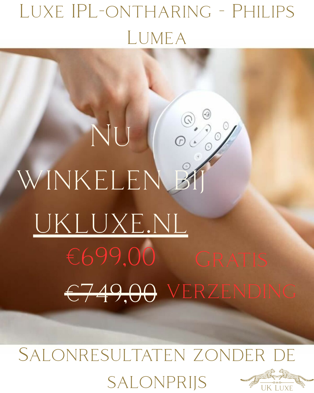 UK Luxe Facebook ad: Smooth Skin Starts Here