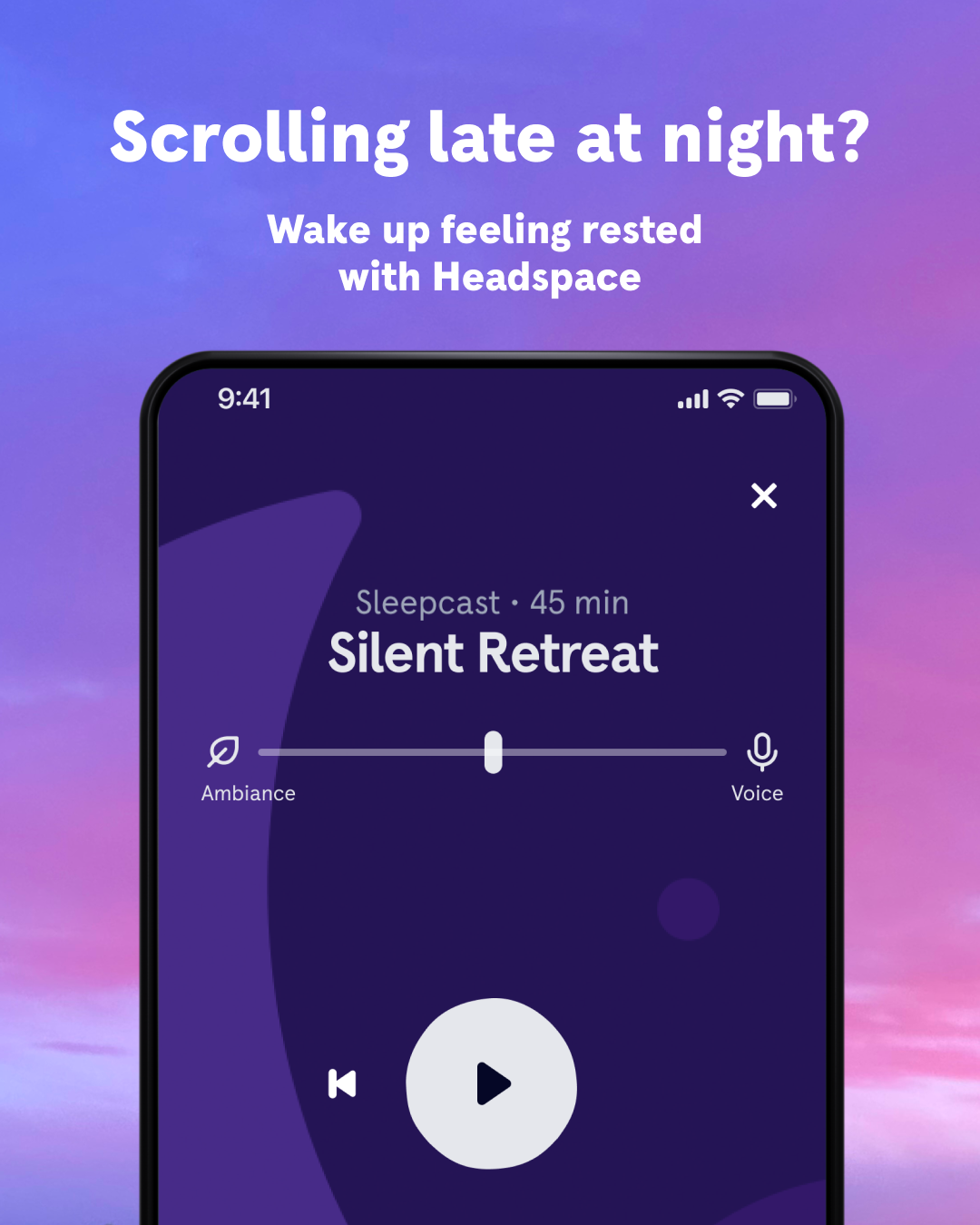 Headspace Facebook ad