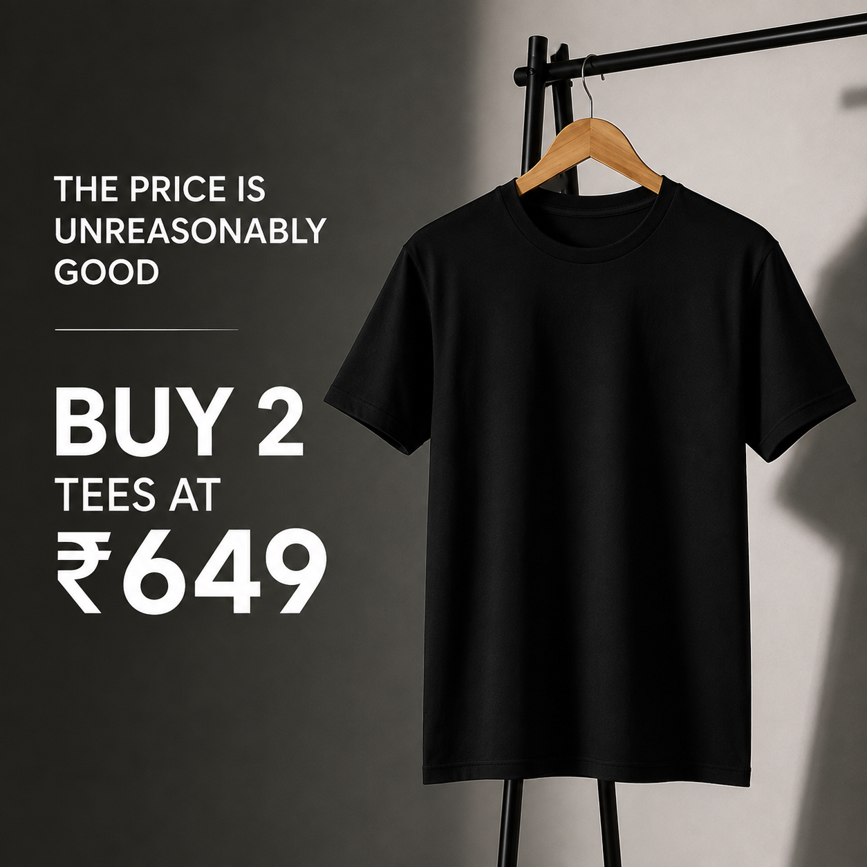 Amaree Facebook ad: Grab 2 Premium T-Shirts for Just ₹649
