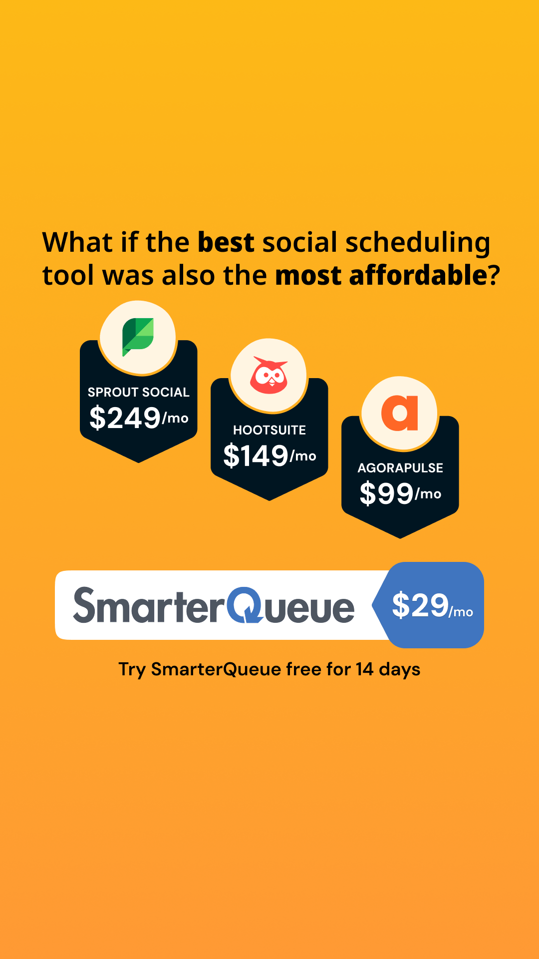 SmarterQueue Facebook ad from Jan 17, 2026