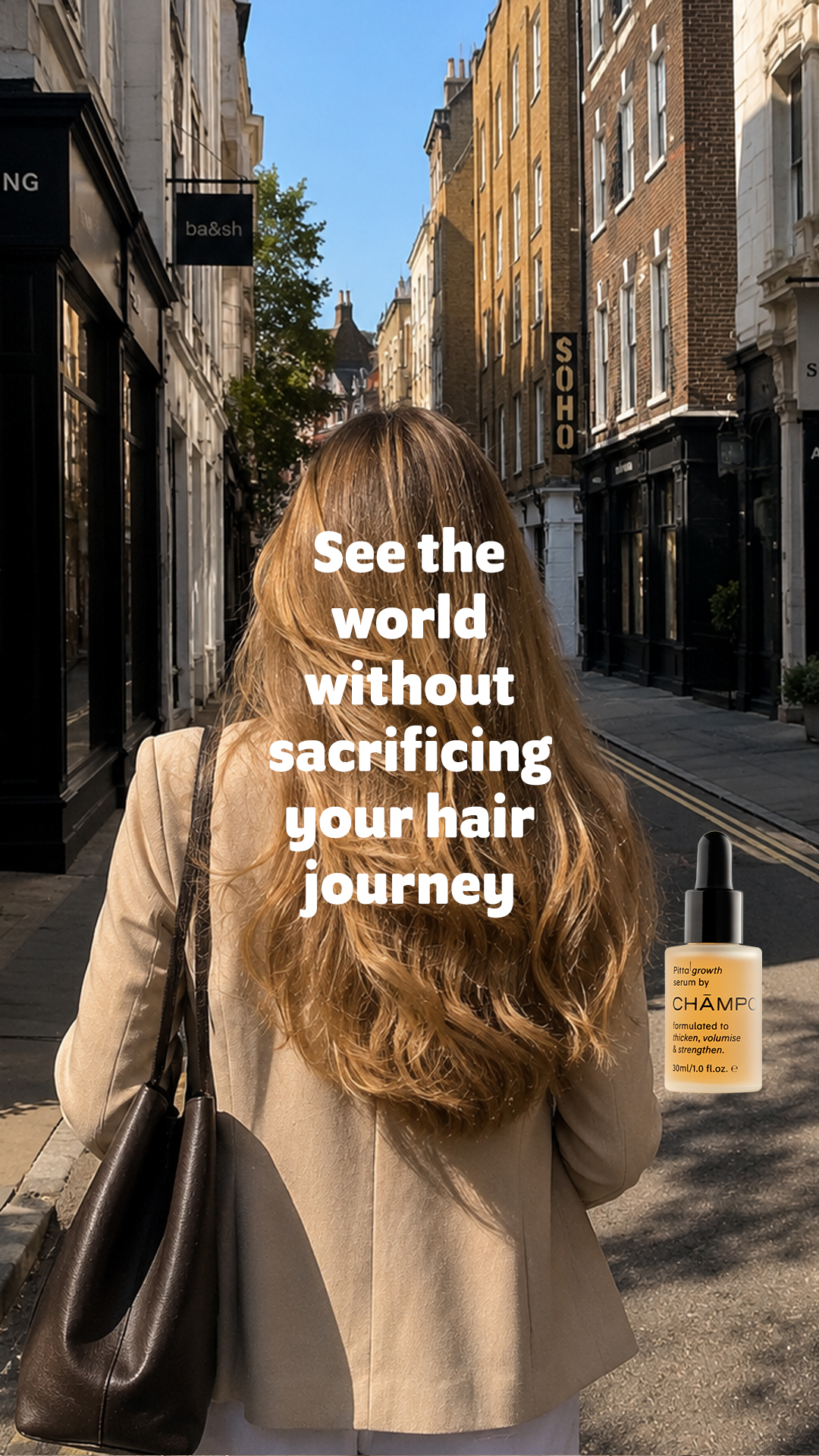 Chāmpo Haircare Facebook ad