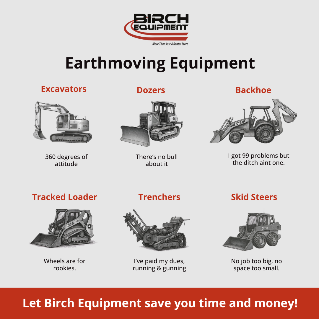Birch Equipment Rental & Sales Facebook ad: Serving customers across Washington and Southeast Alaska…
