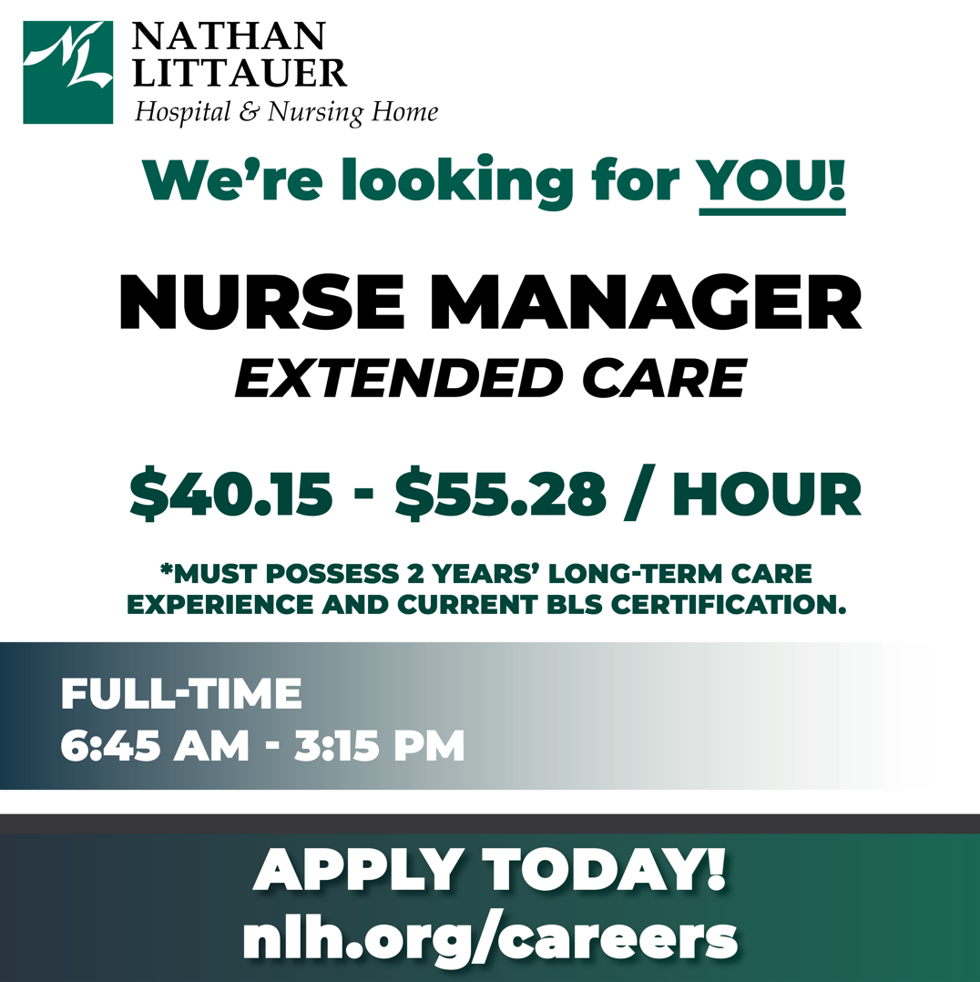 Nathan Littauer Hospital & Nursing Home Facebook ad