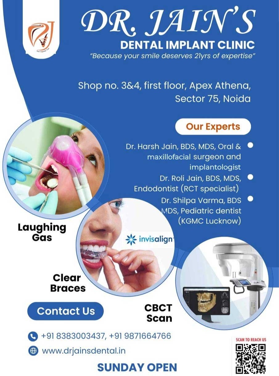 Dr Jain's Dental & Implant Clinic Facebook ad: Because Your Smile Deserves 21 Years of Expertise!