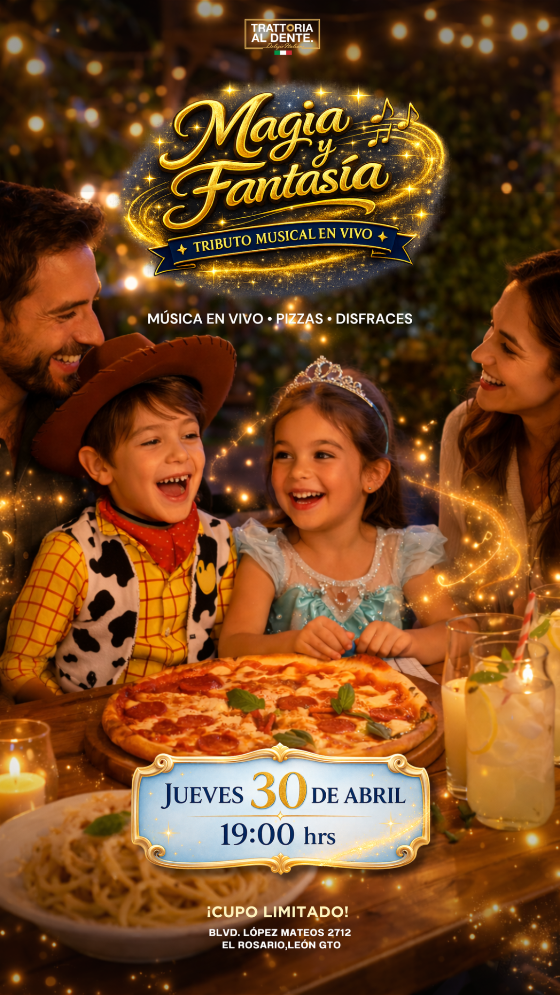 Trattoria Al Dente Facebook ad from Apr 23, 2026