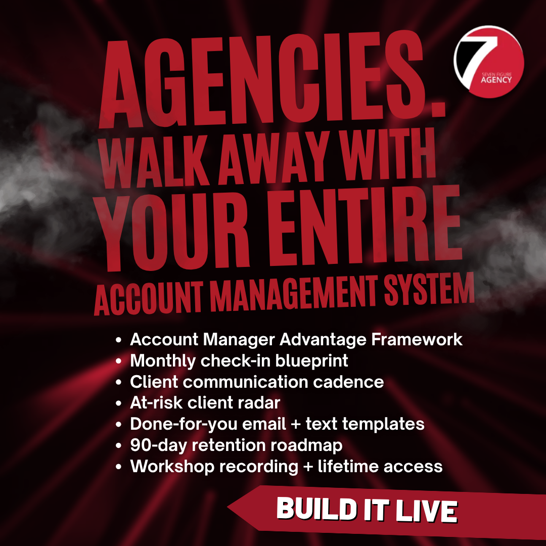 Seven Figure Agency Facebook ad