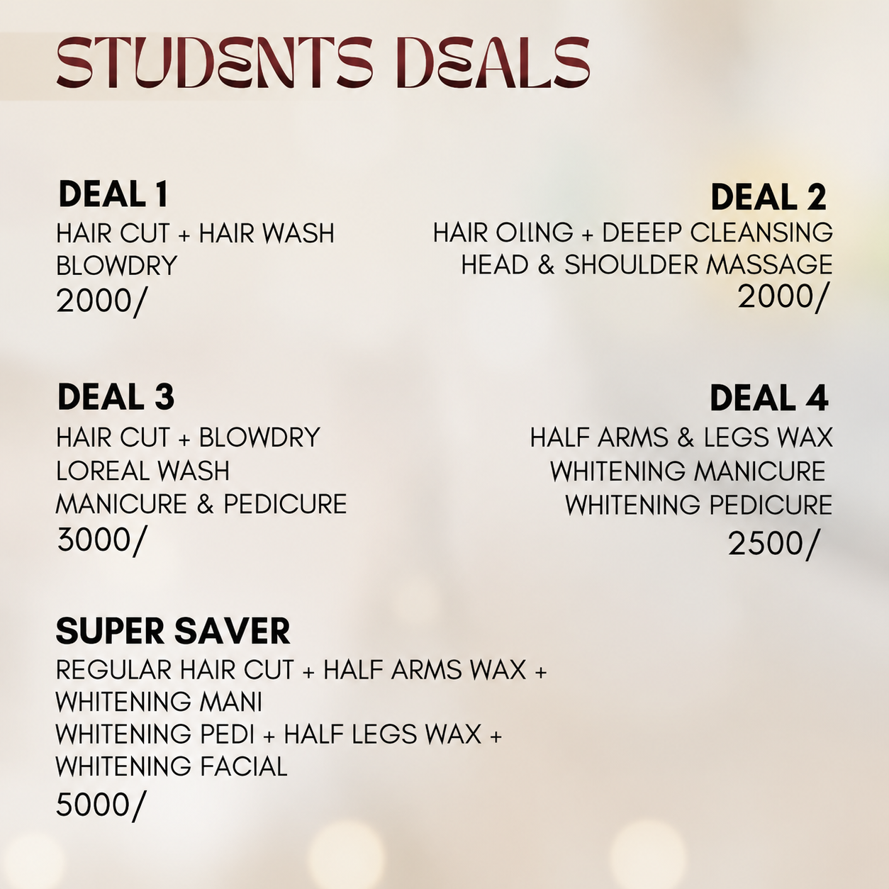 Canvas Salon Sialkot Facebook ad