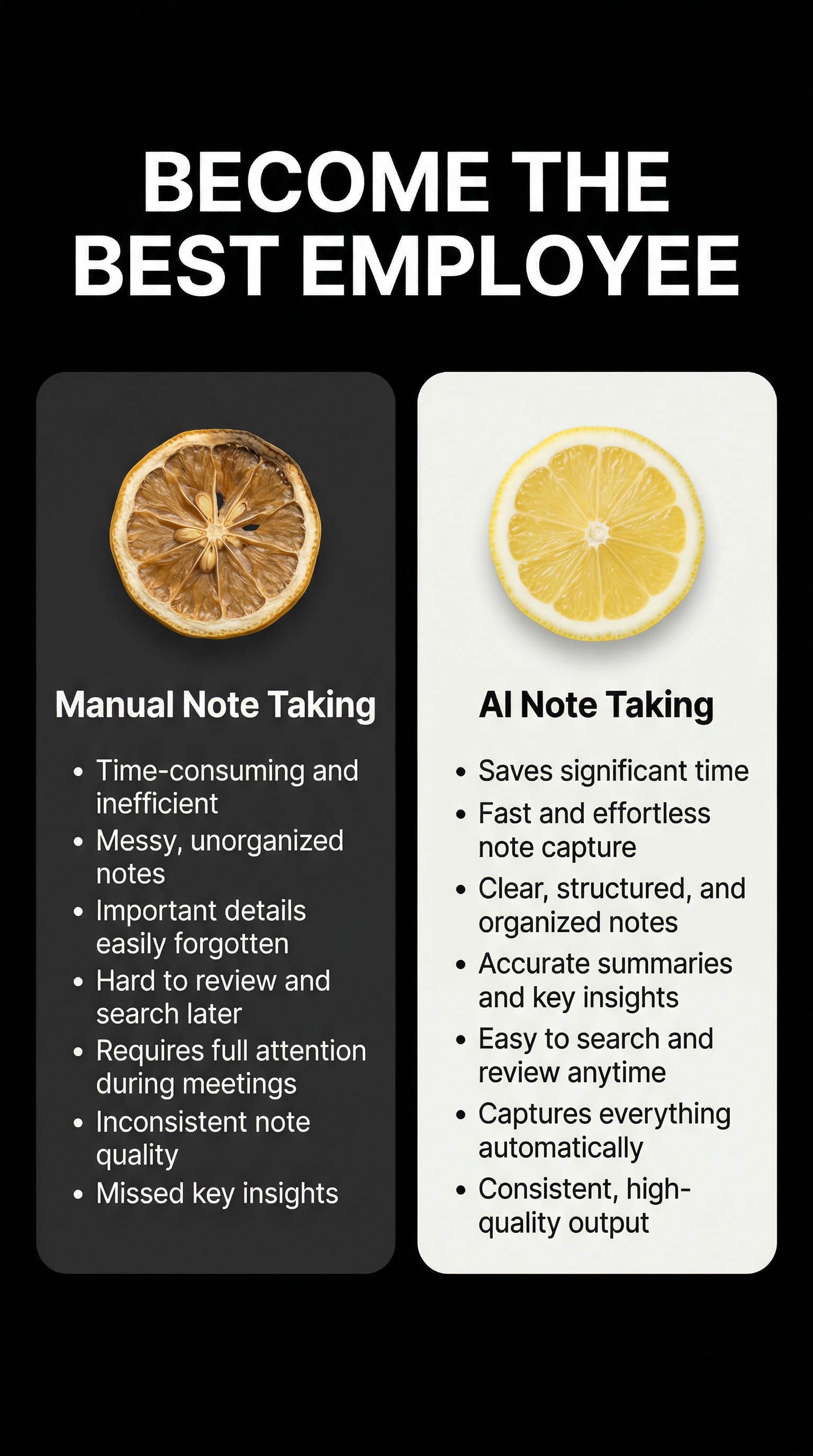 AI Note Taker App Facebook ad