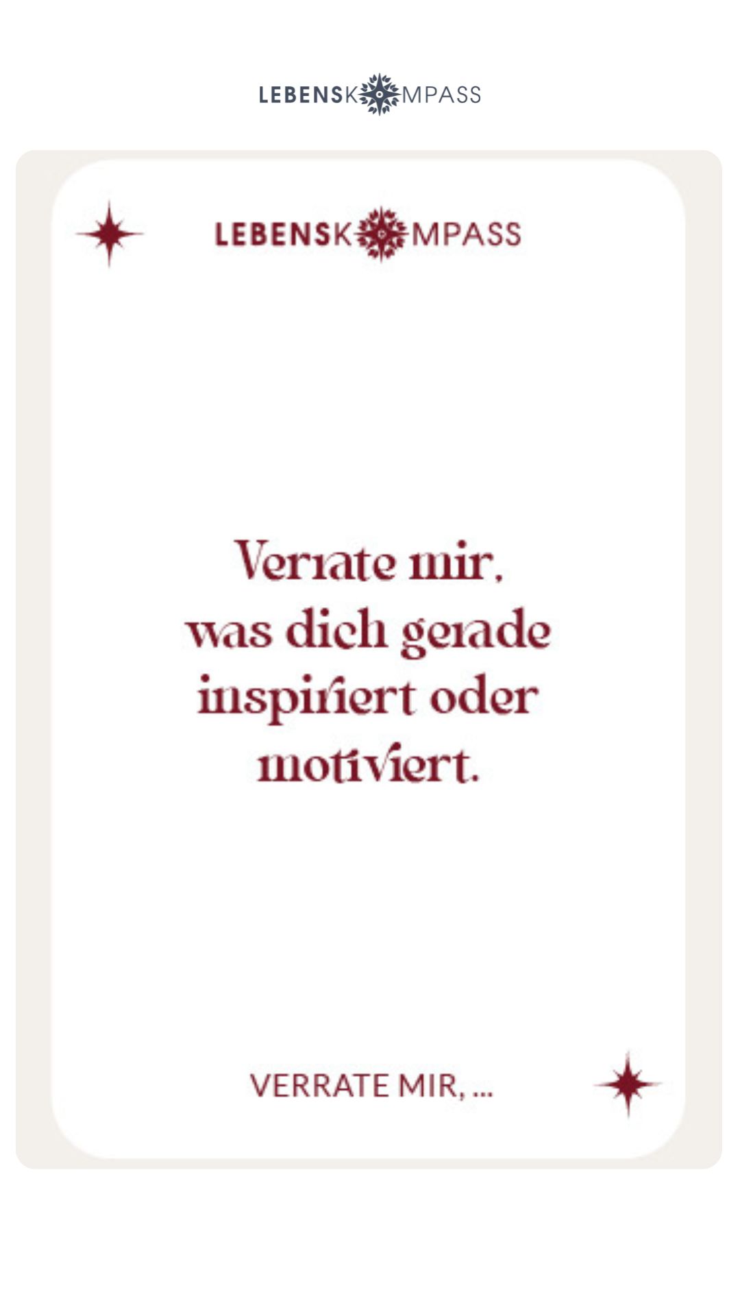 Lebenskompass Facebook ad
