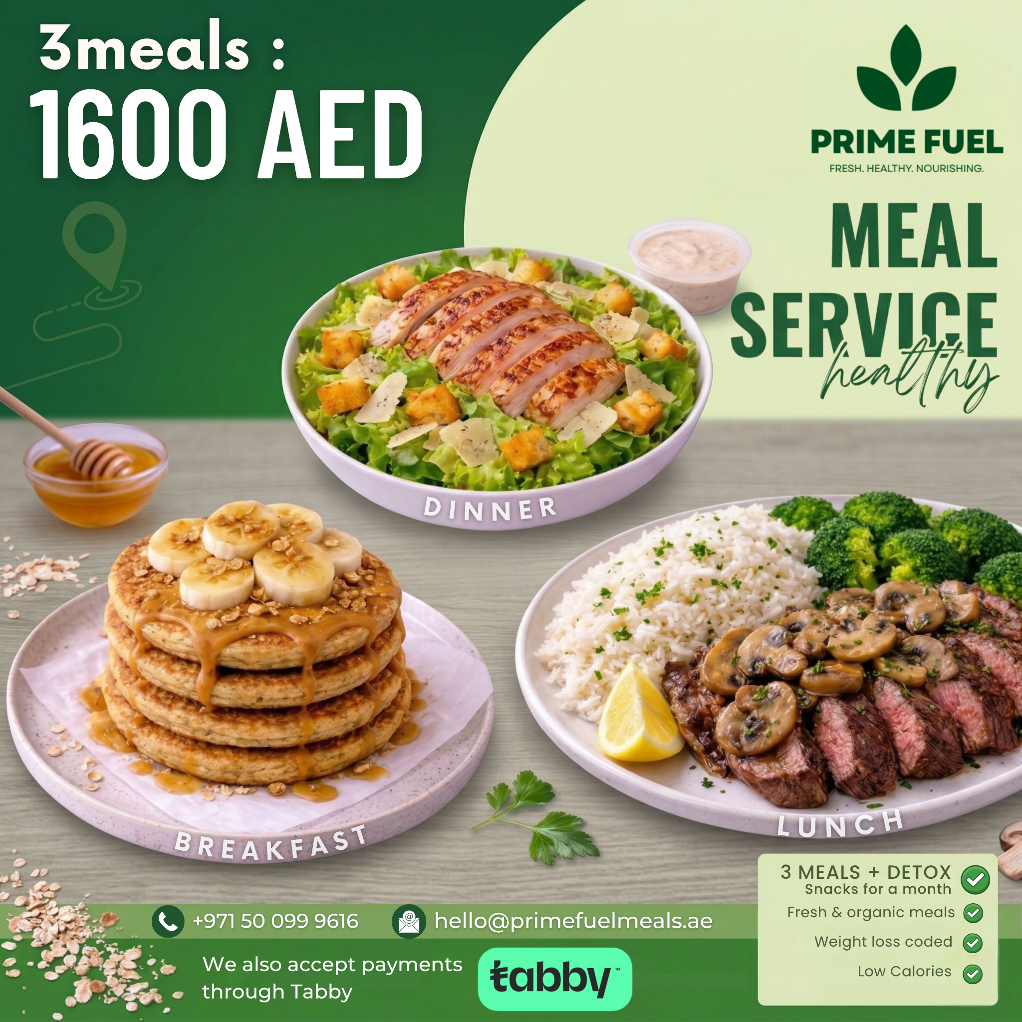 Prime Fuel Meals Facebook ad: Struggling to eat healthy every day?