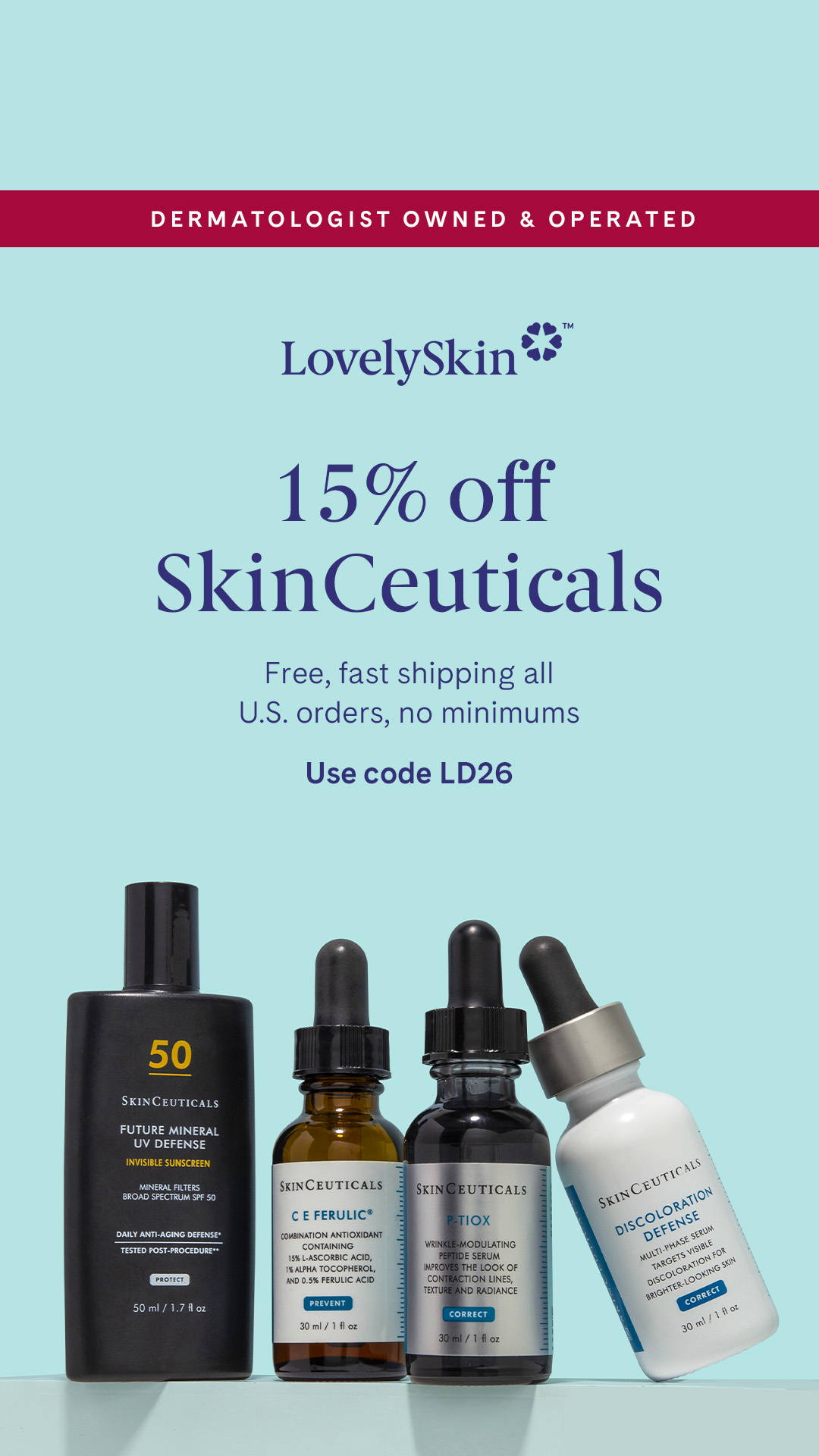 LovelySkin.com Facebook ad