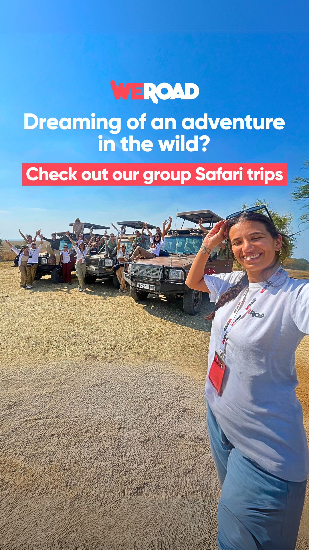 WeRoad Travel Facebook ad