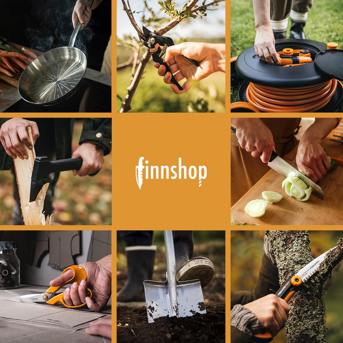 FINNSHOP KFT Facebook ad: Fiskars, Gerber és Iittala termékek