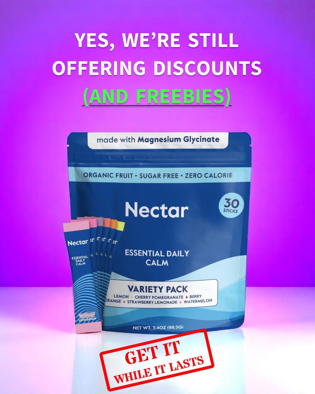 Nectar Calm Facebook ad
