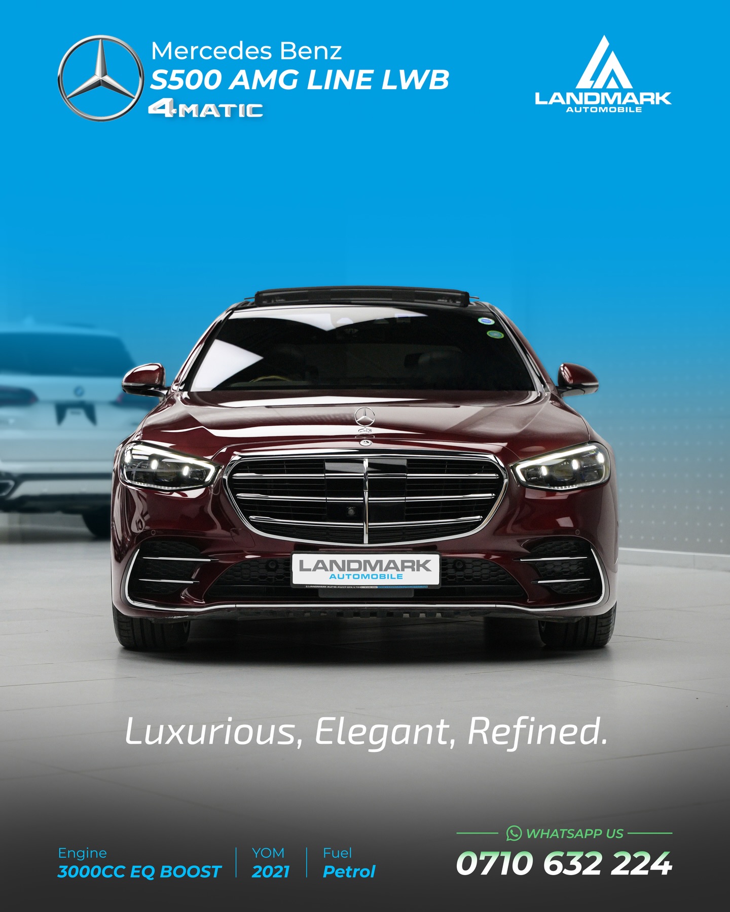 Landmark Automobile Kenya Facebook ad: MERCEDES BENZ S500 LWB AMG LINE | YOM…