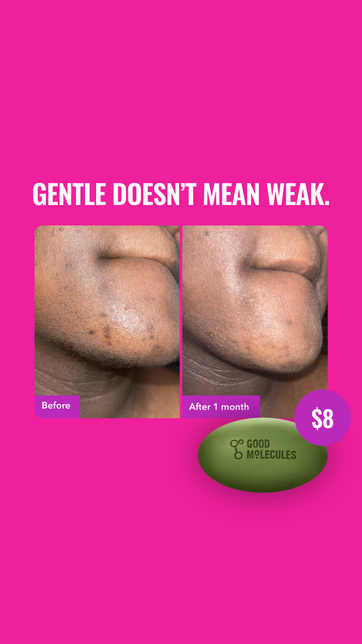 Good Molecules Facebook ad