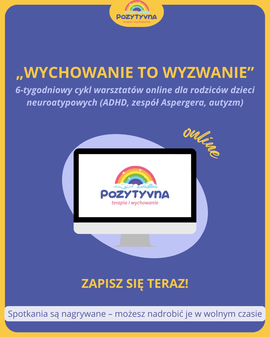 Adrianna Mycka Sobieraj - Pozytyvna terapia i wychowanie Facebook ad: Masz wrażenie, że wychowanie to czasem jazda bez…
