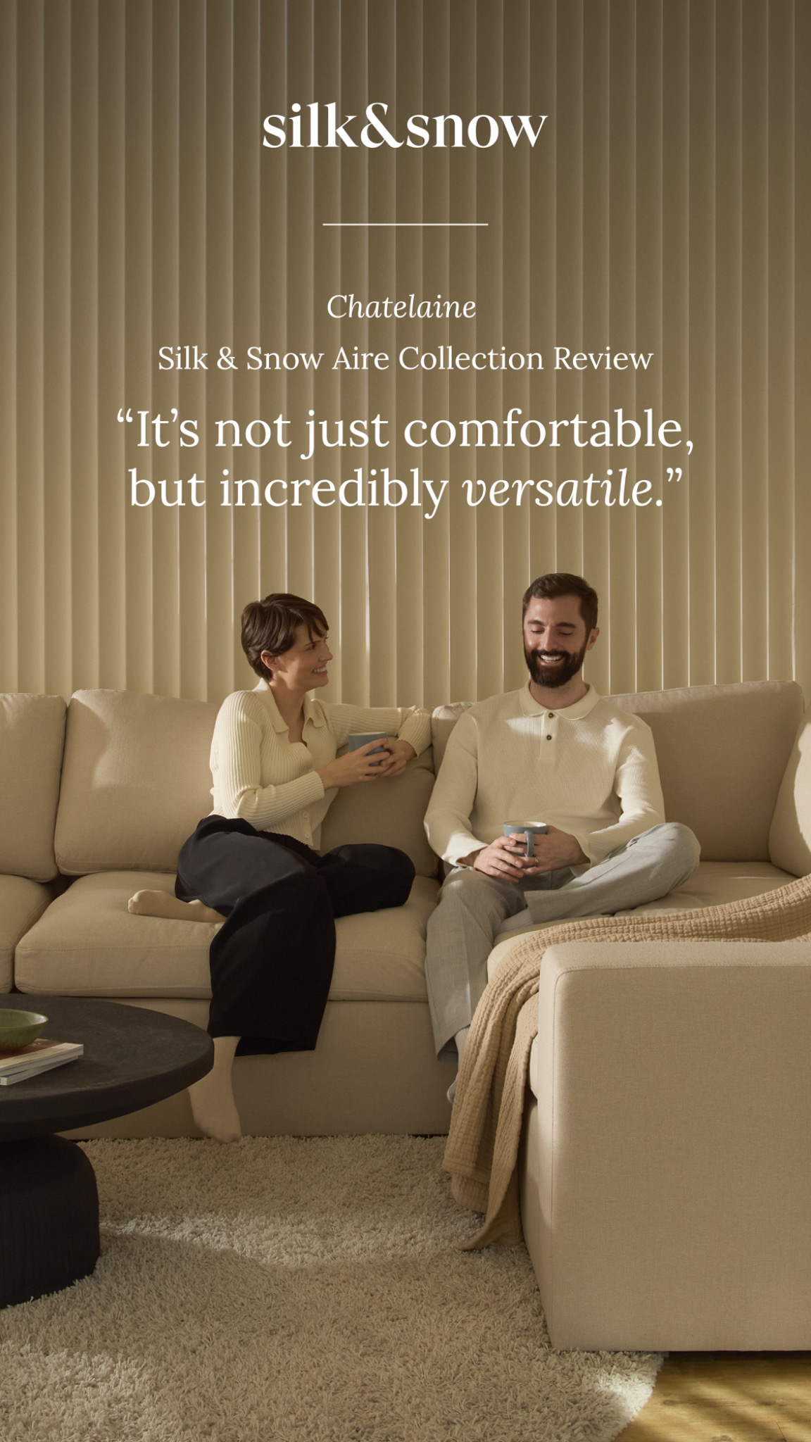 Silk and Snow Facebook ad