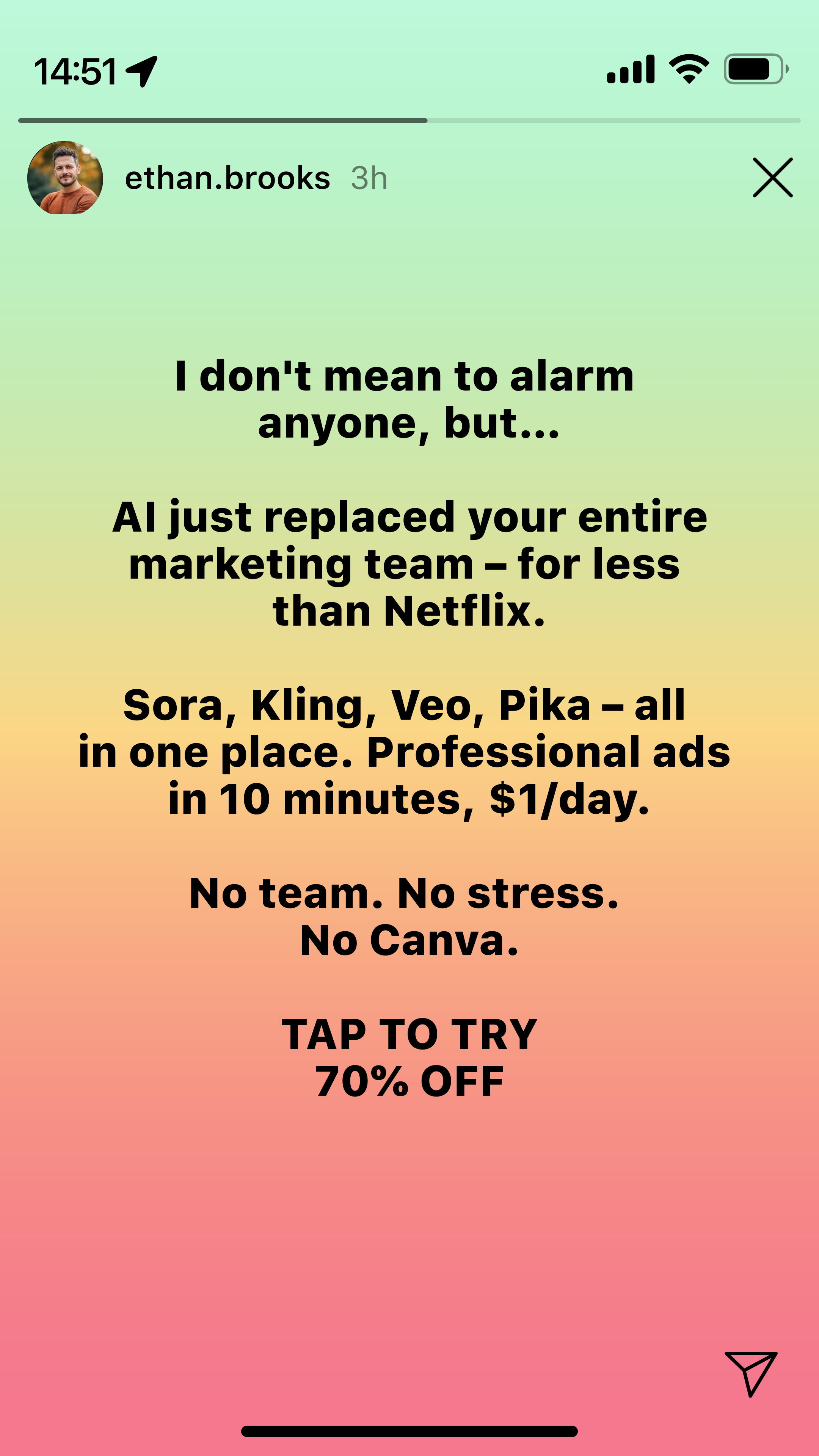 Zeely Facebook ad