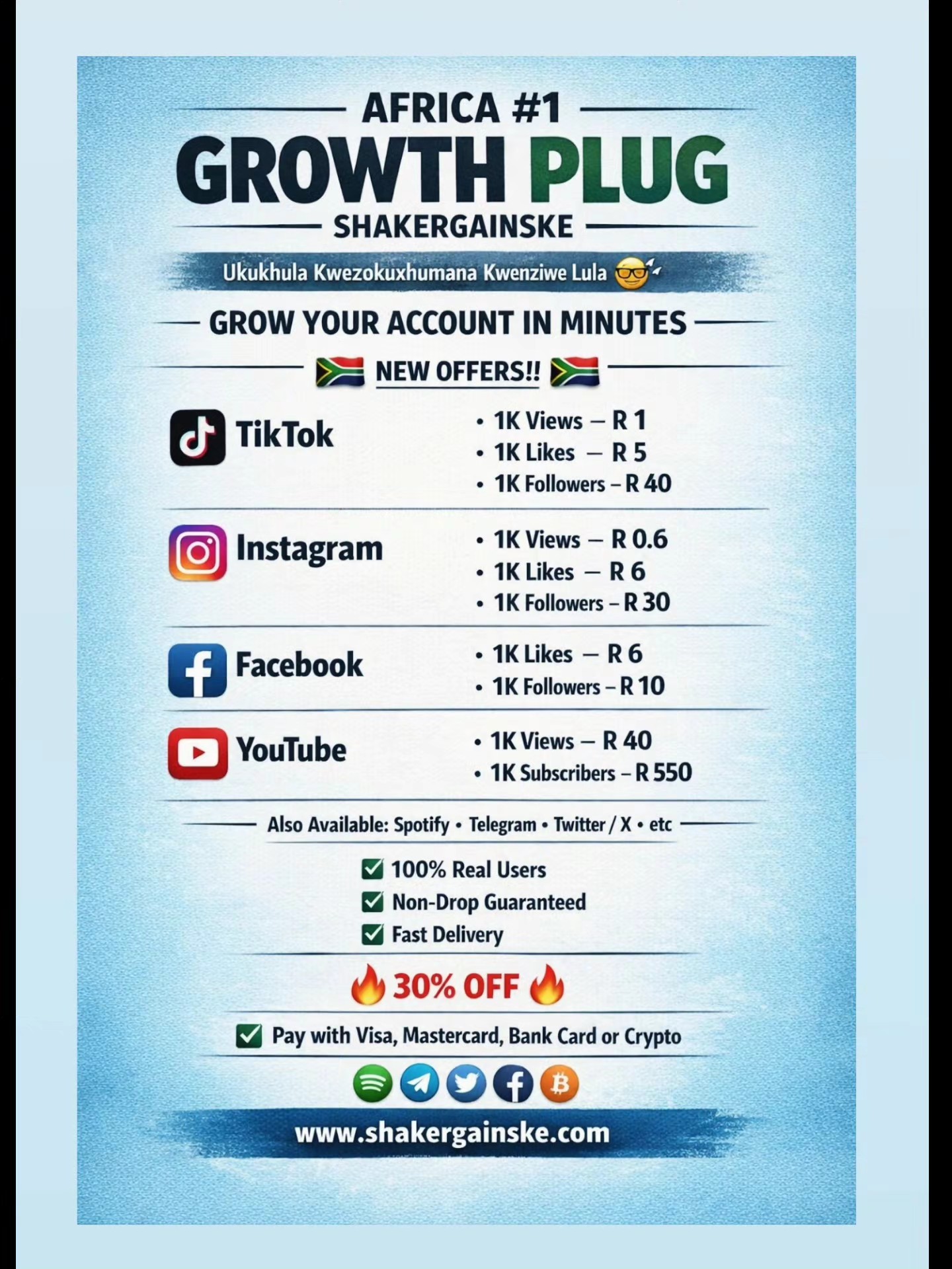 Shaker SMM Panel Facebook ad