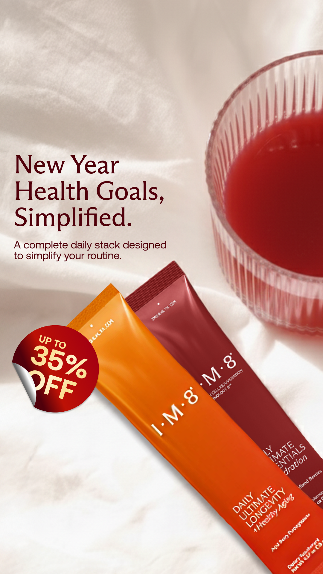 IM8 Health Facebook ad