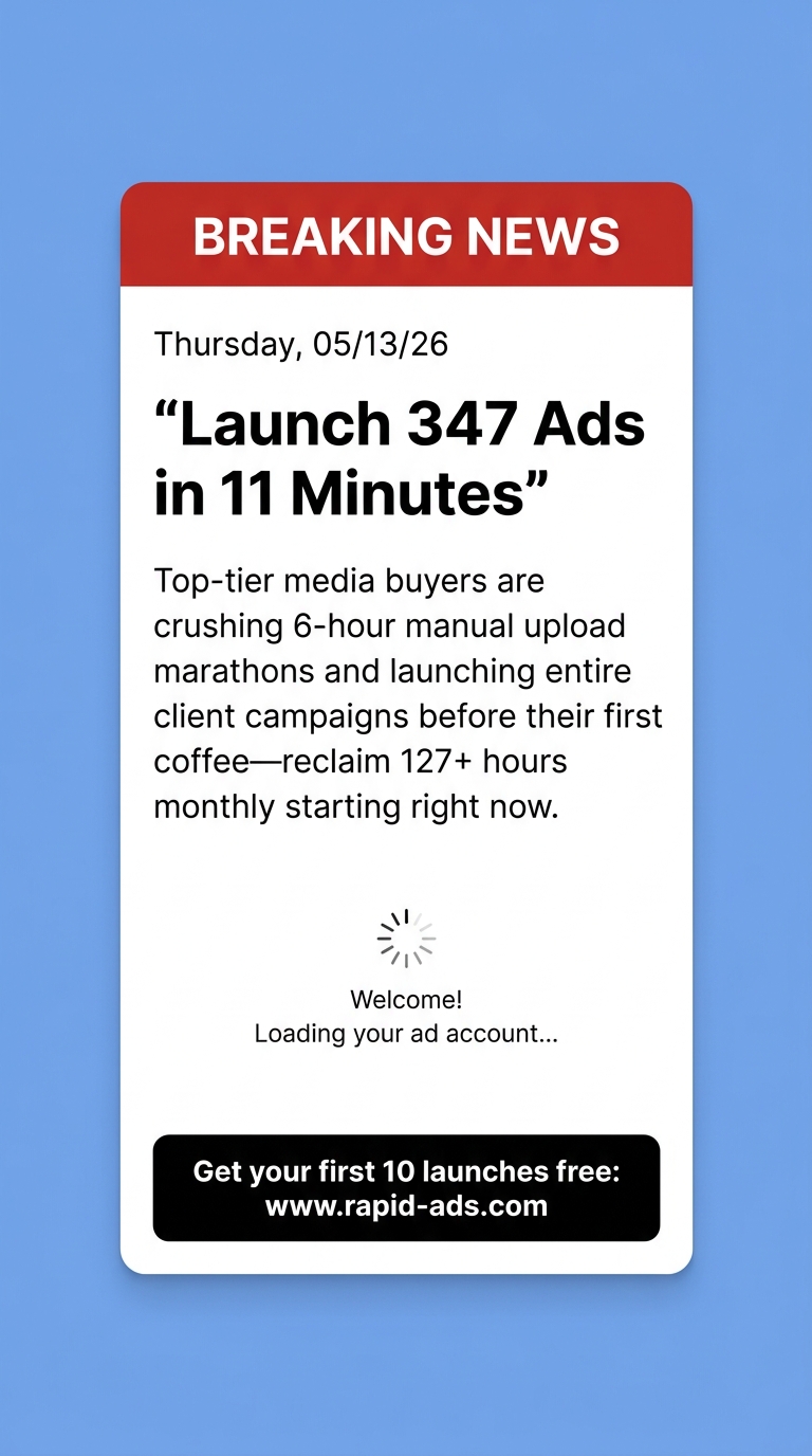 Rapid Ads Facebook ad