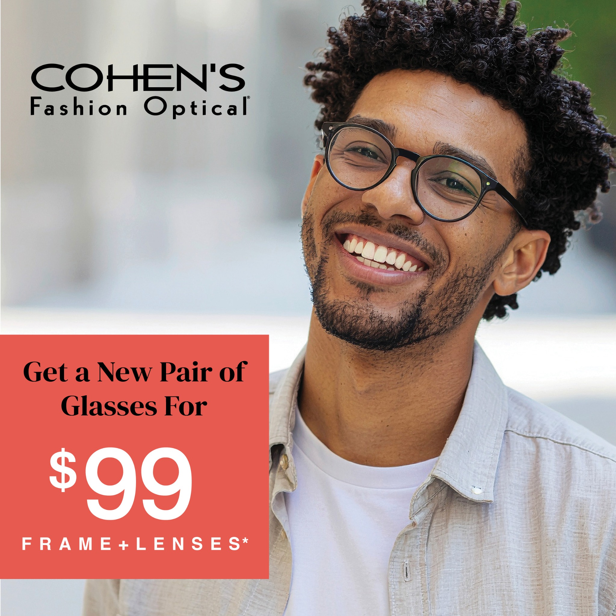 Cohen's Fashion Optical Facebook ad: Limited Time Offer