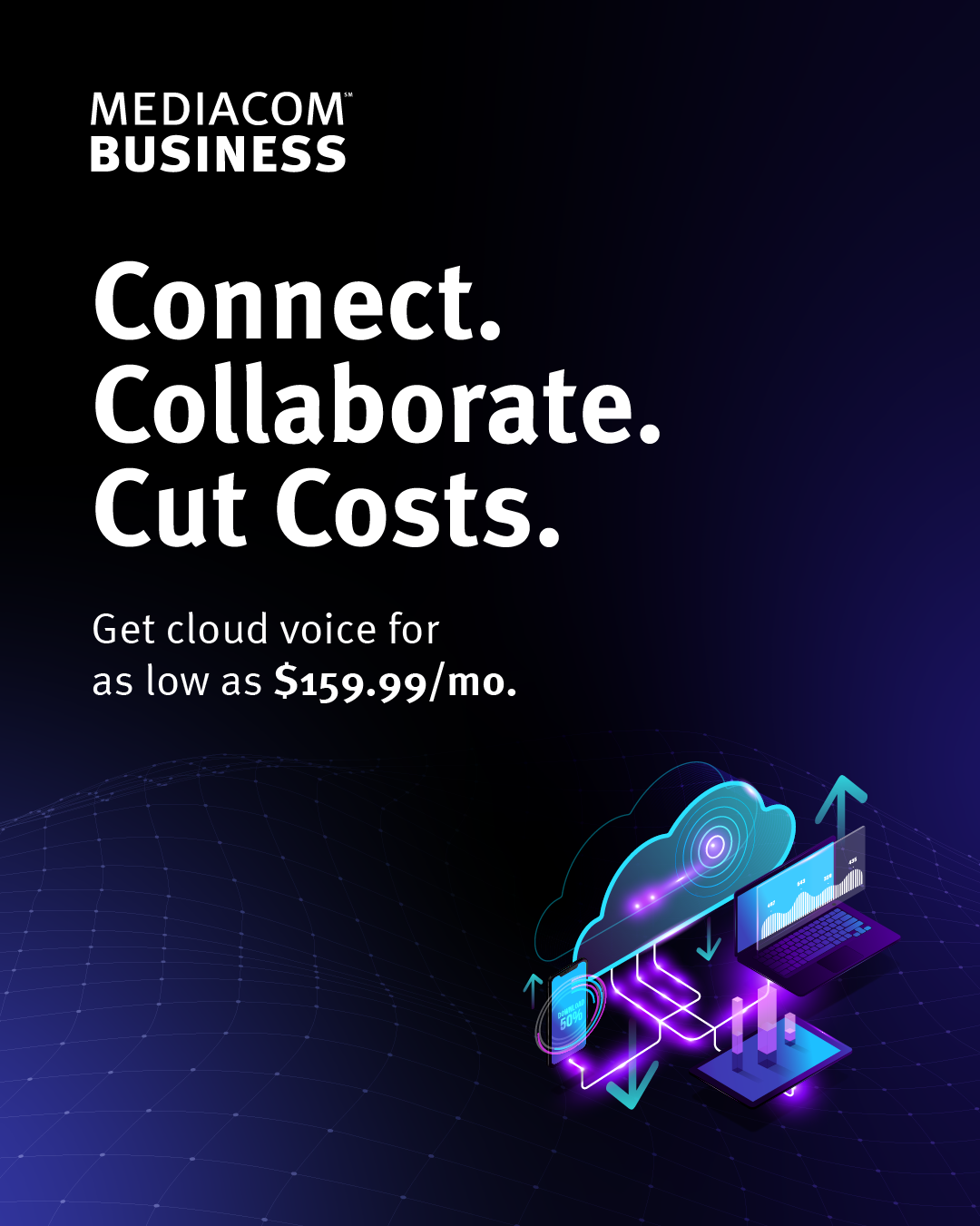 Mediacom Business Facebook ad