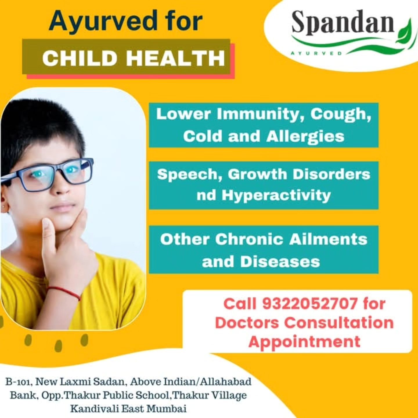 Spandan Ayurved Facebook ad
