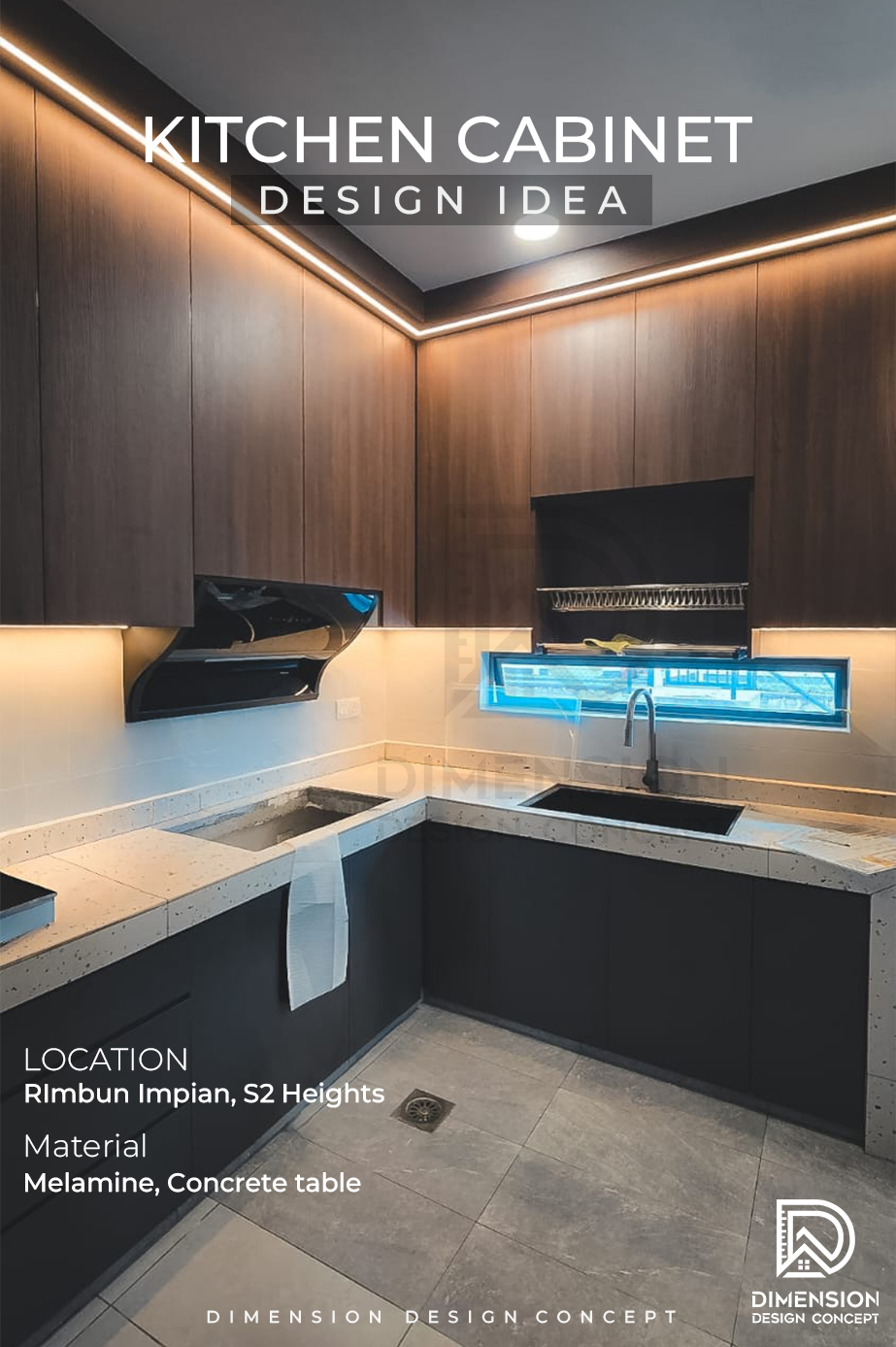 DIMENSION Design Concept Facebook ad: Kitchen cabinet & wardrobe DONE