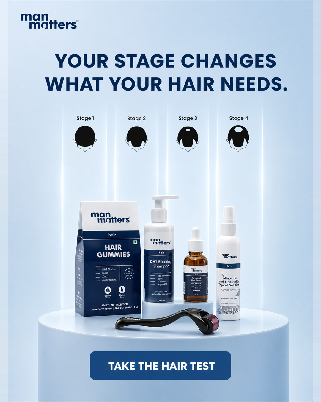 Hair Matters by Man Matters Facebook ad