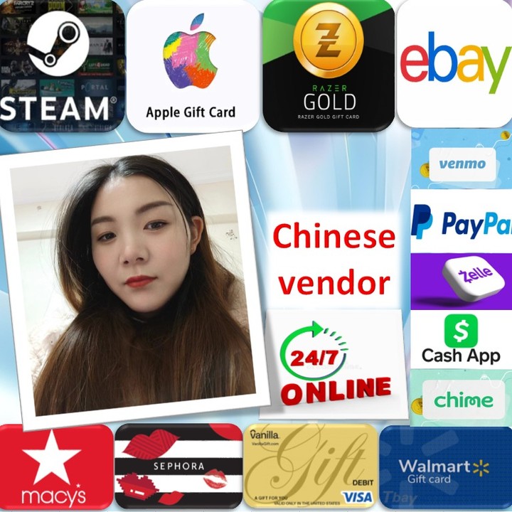 Giftcard4567 Facebook ad: I am a gift card vendor from China…