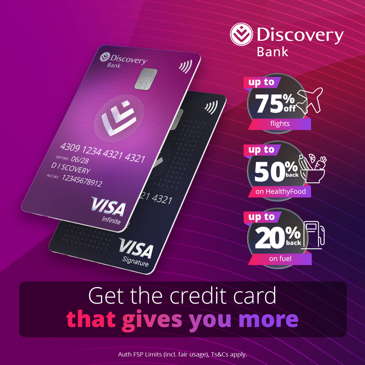 Discovery South Africa Facebook ad
