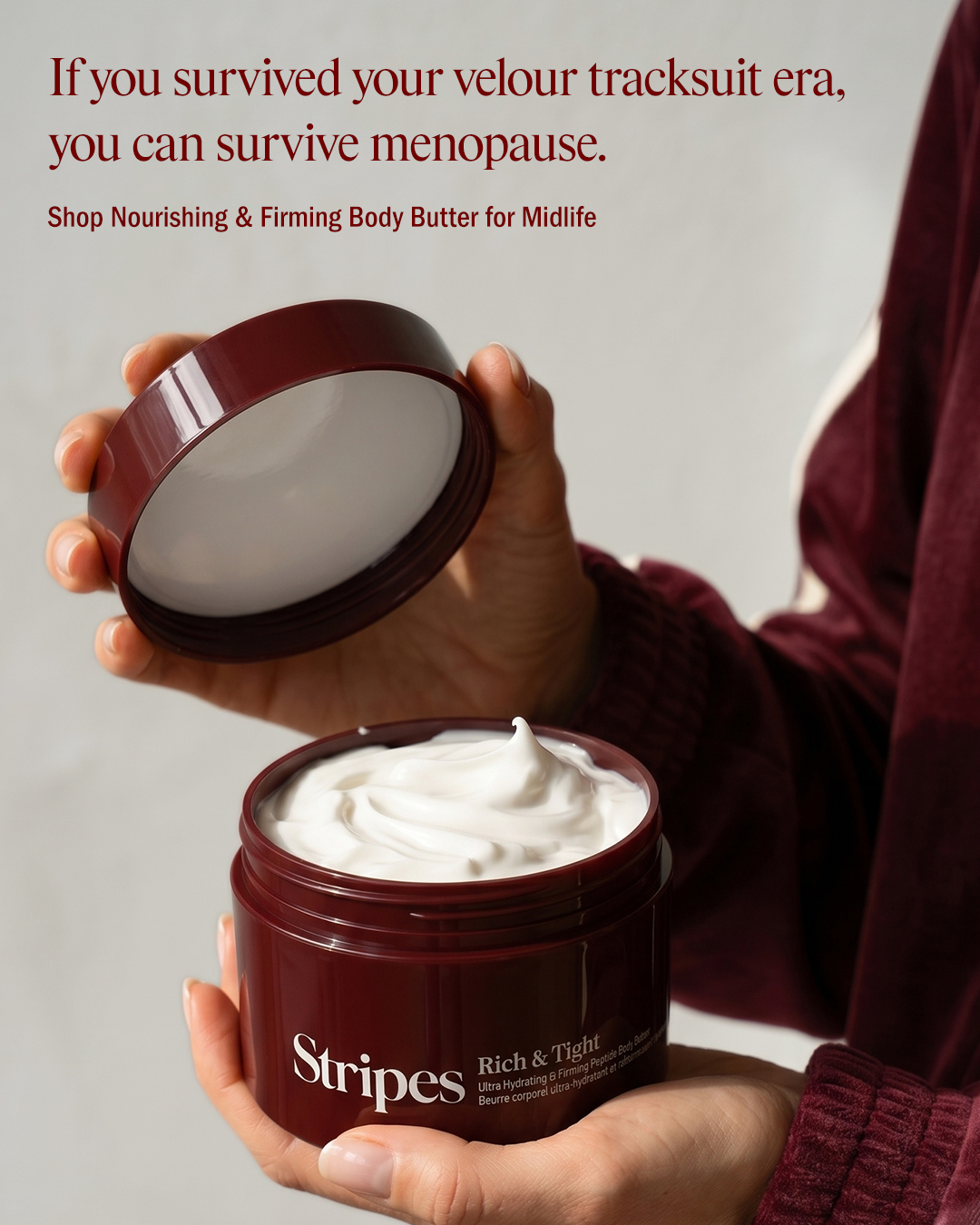 Stripes Beauty Facebook ad