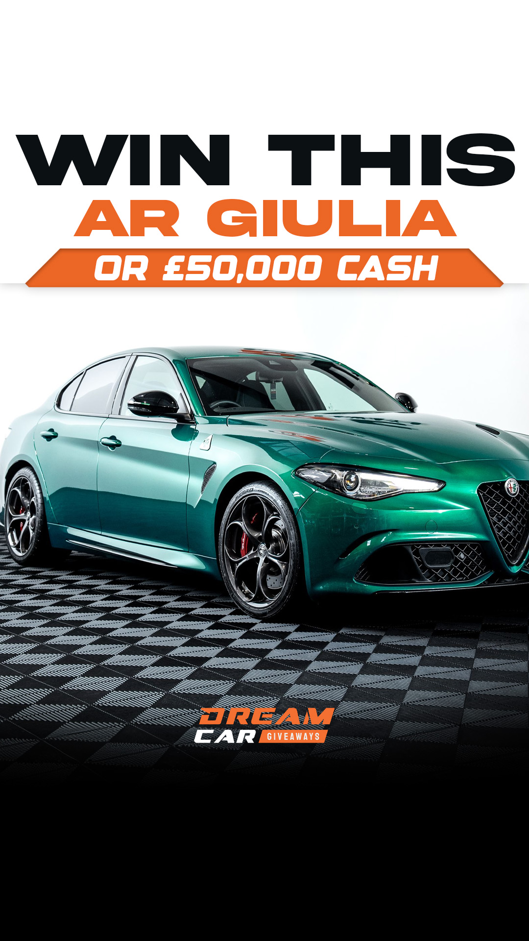 Dream Car Giveaways Facebook ad