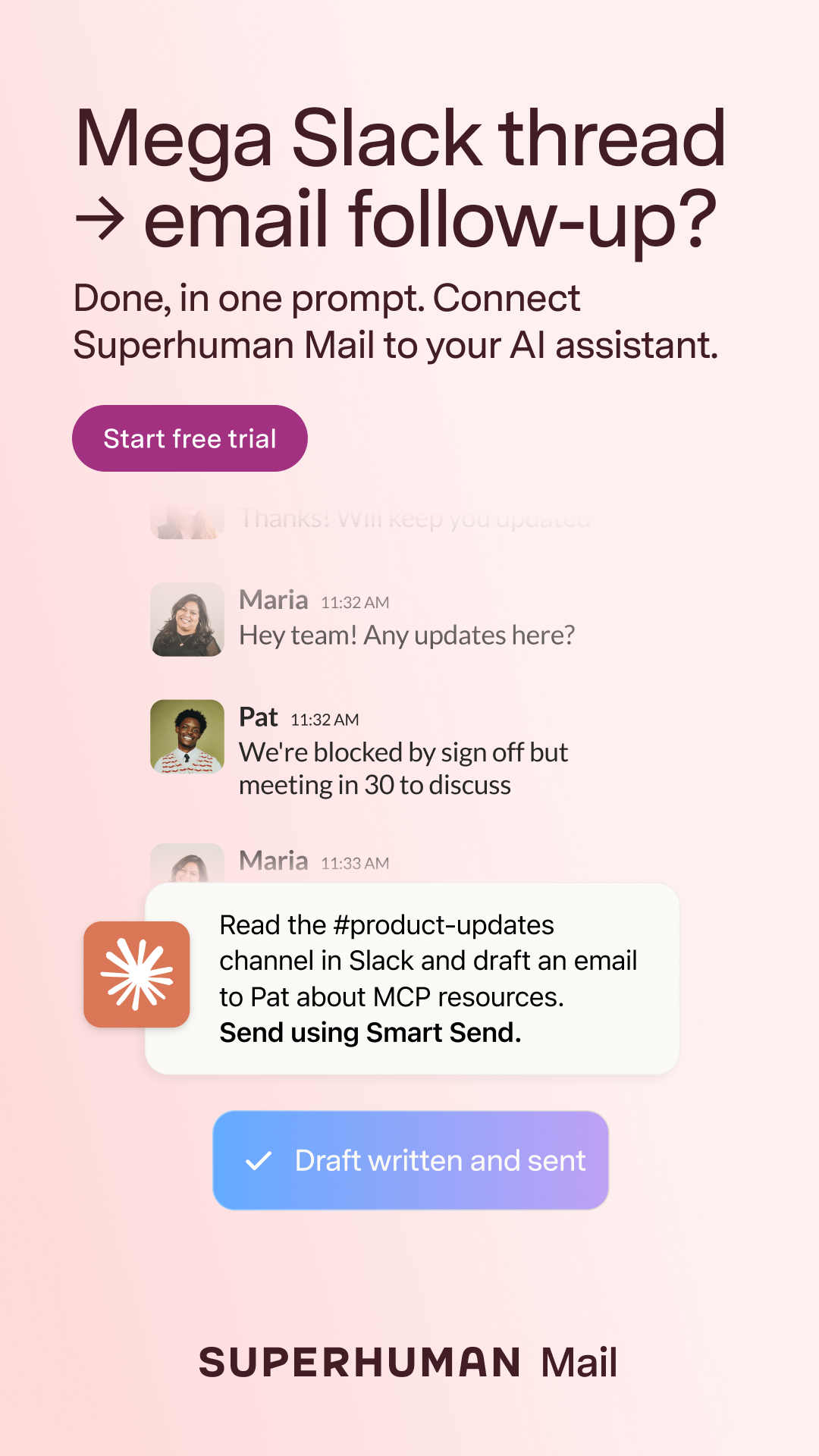 Superhuman Mail Facebook ad