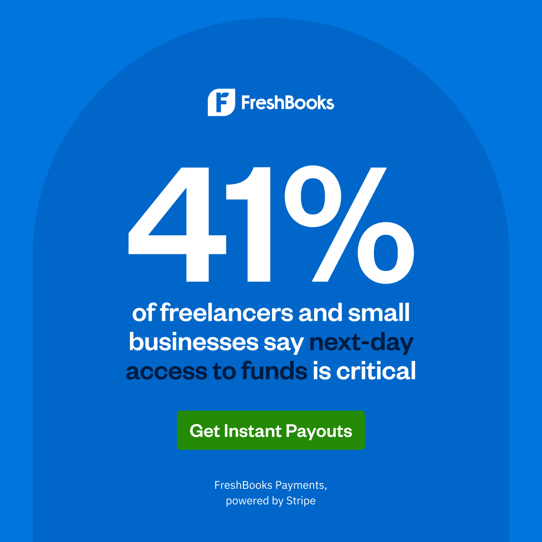 FreshBooks Facebook ad