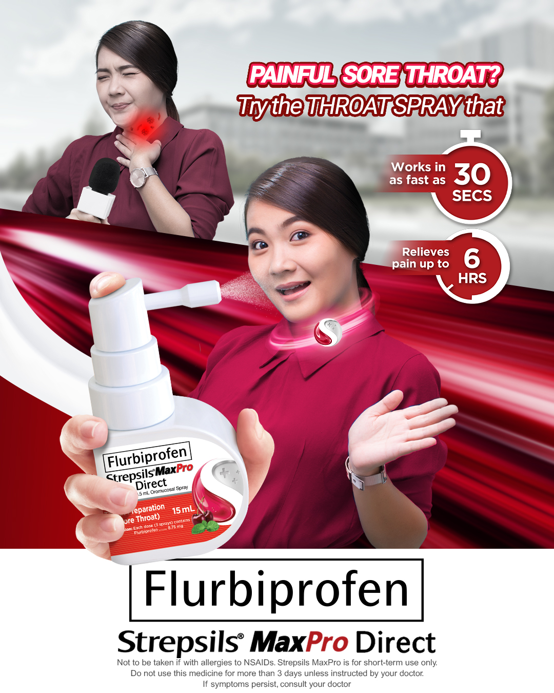 Strepsils Philippines Facebook ad