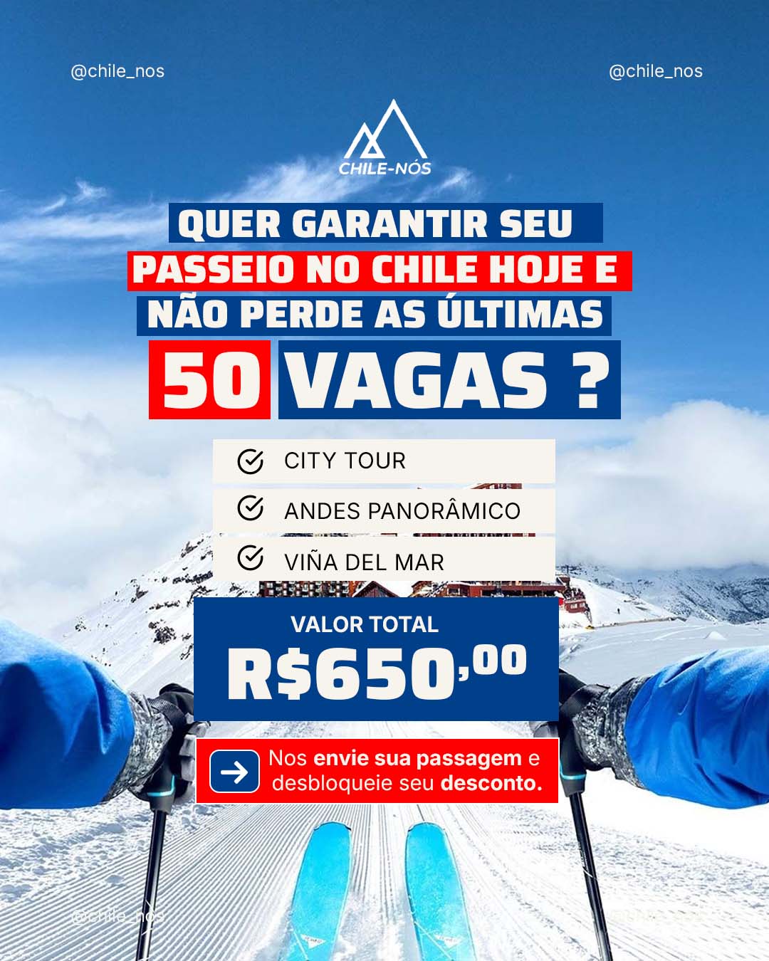 Chile-Nós Facebook ad: Converse conosco