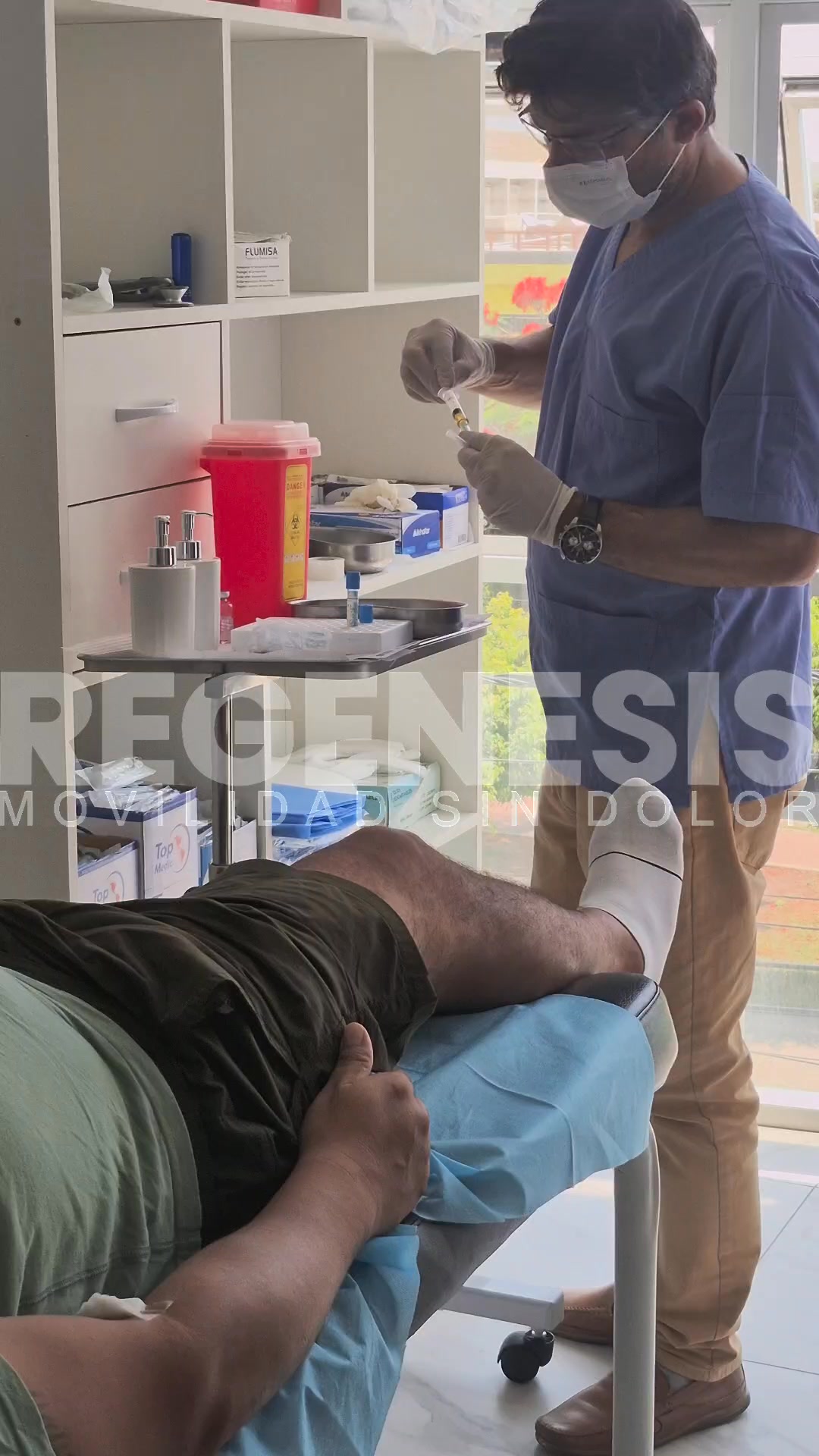 Regenesis Facebook ad: ¿Tienes dolor de rodillas?