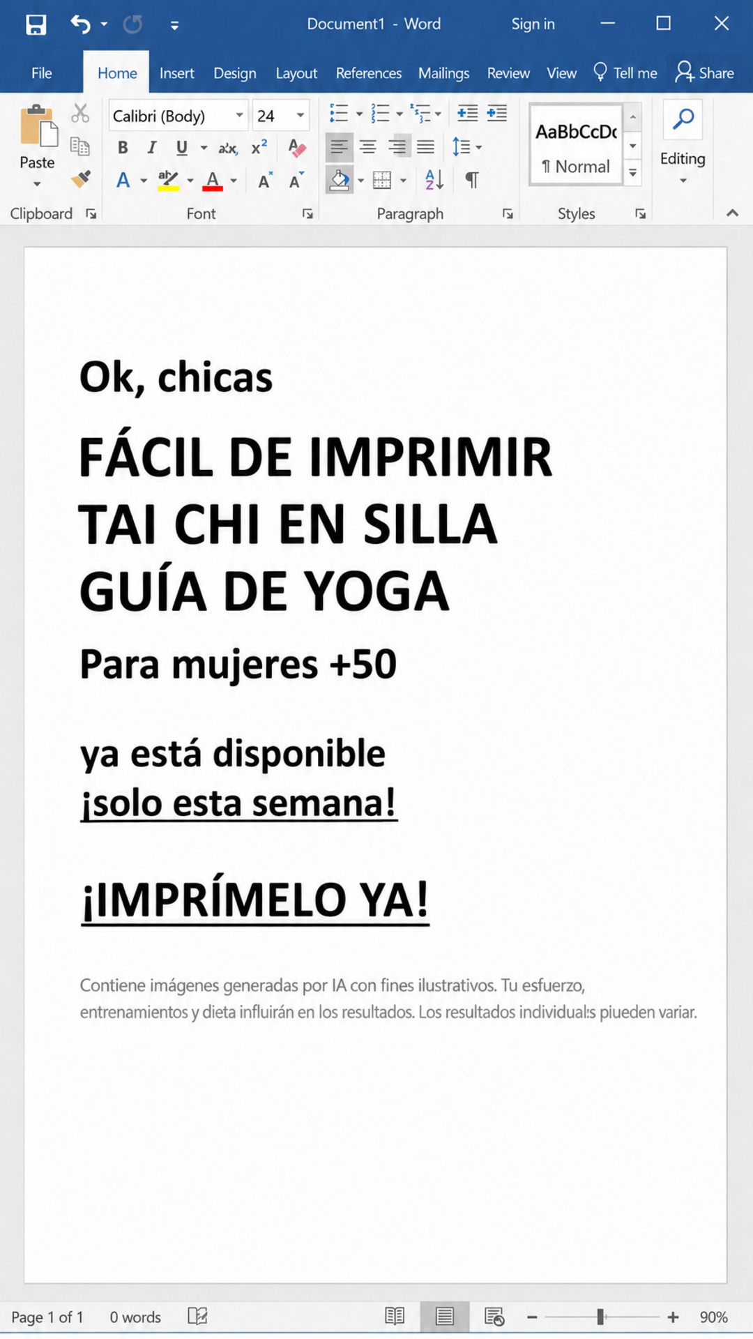 Emma Taylor Facebook ad: ¡Consigue una transformación corporal VISIBLE en 28 DÍAS…