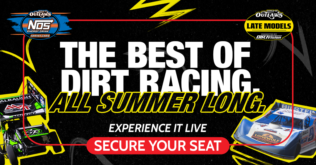 World of Outlaws Sprint Car Series Facebook ad from Aug 2, 2026