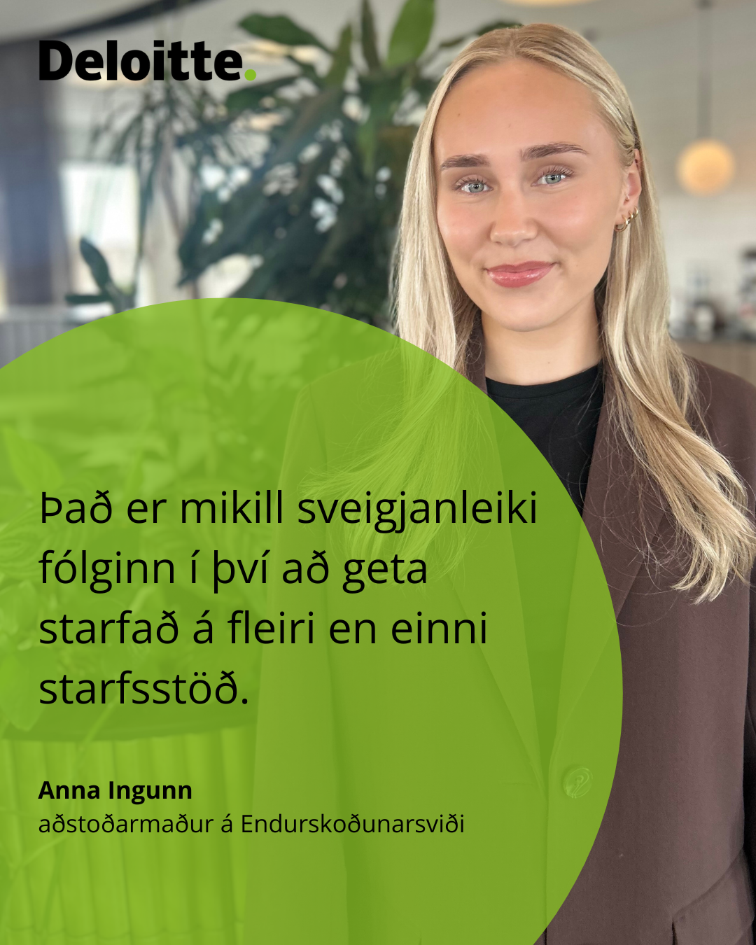 Deloitte Facebook ad