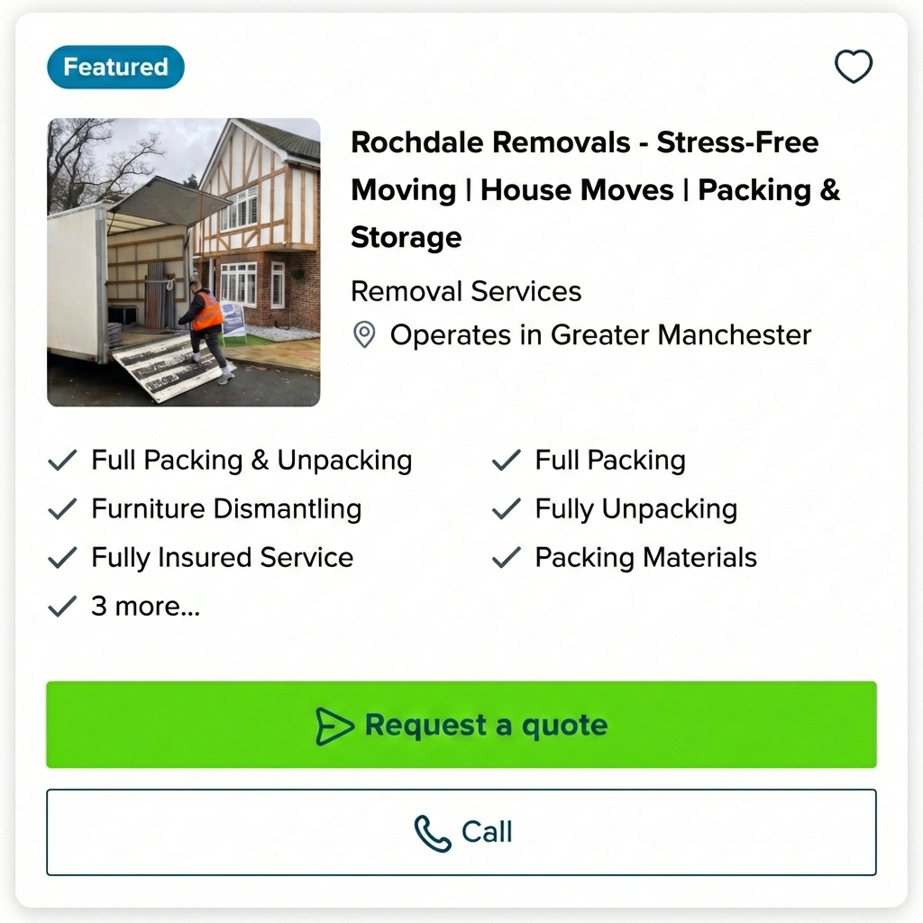 UK Removals Service - Man & Van Facebook ad: Local Cardiff Removal Service