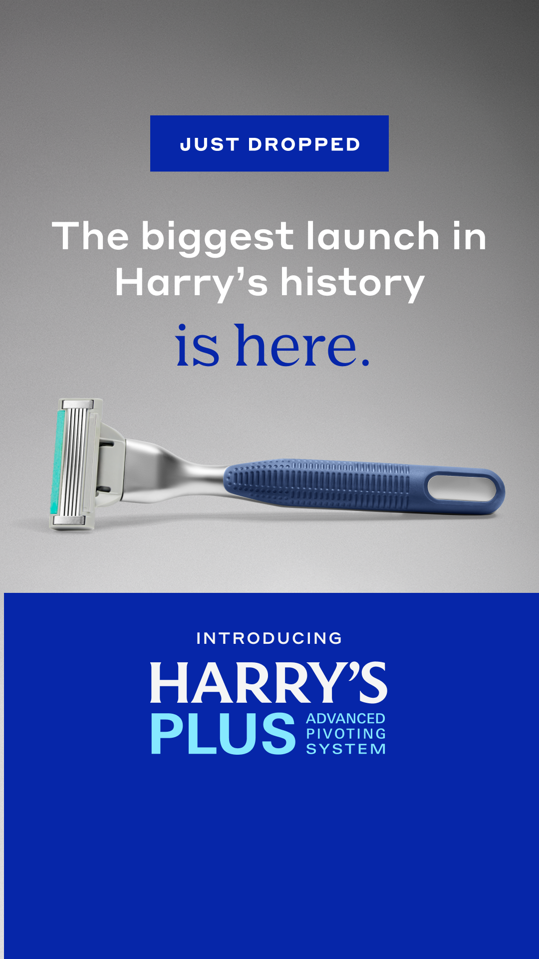 Harry's Facebook ad