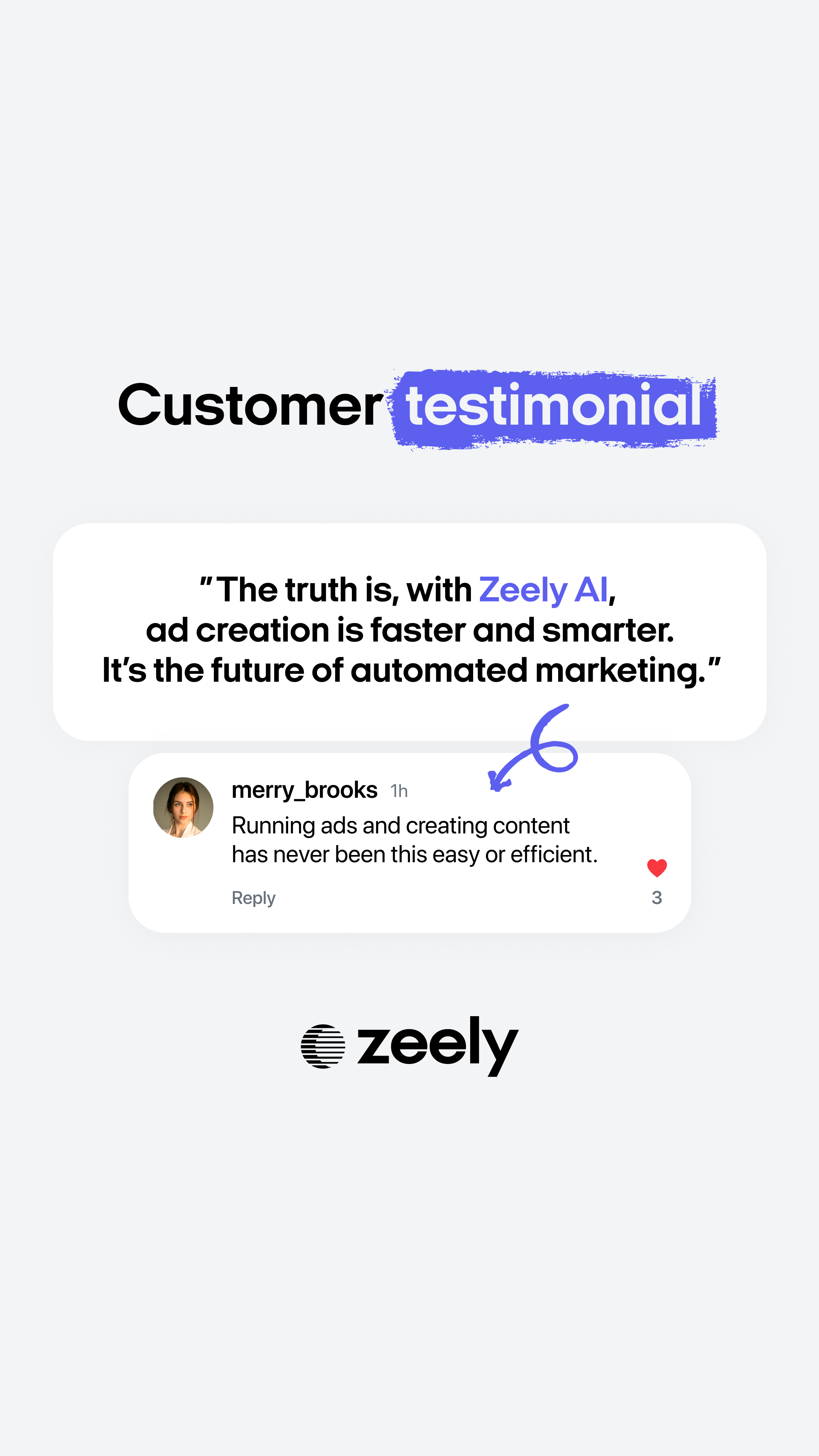 Zeely Facebook ad