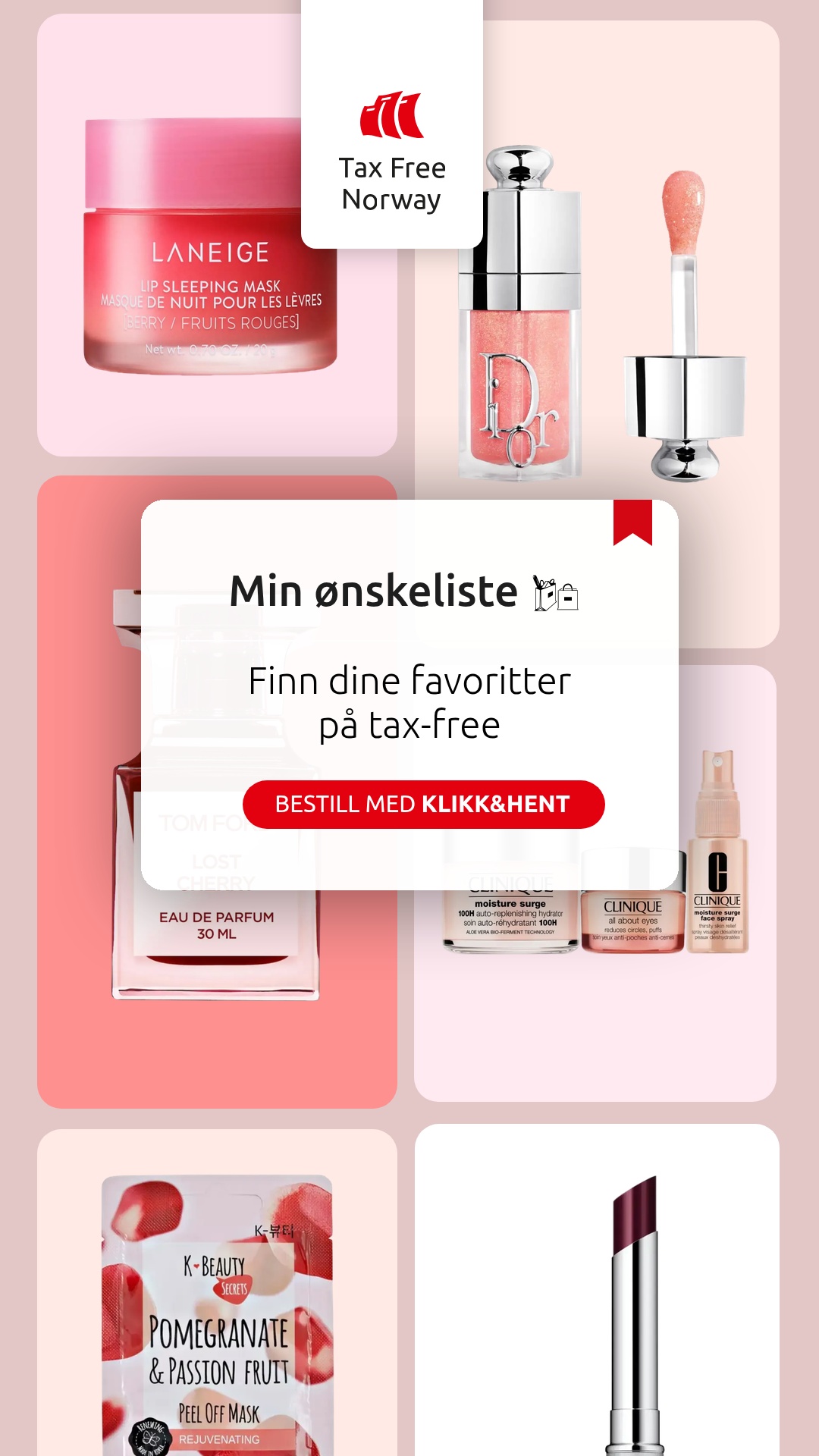 Tax Free Norway Facebook ad